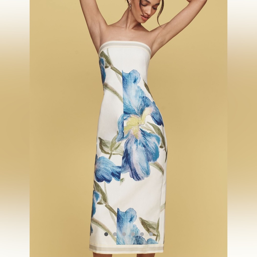 NWT Significant Other Tess Strapless Midi Dress